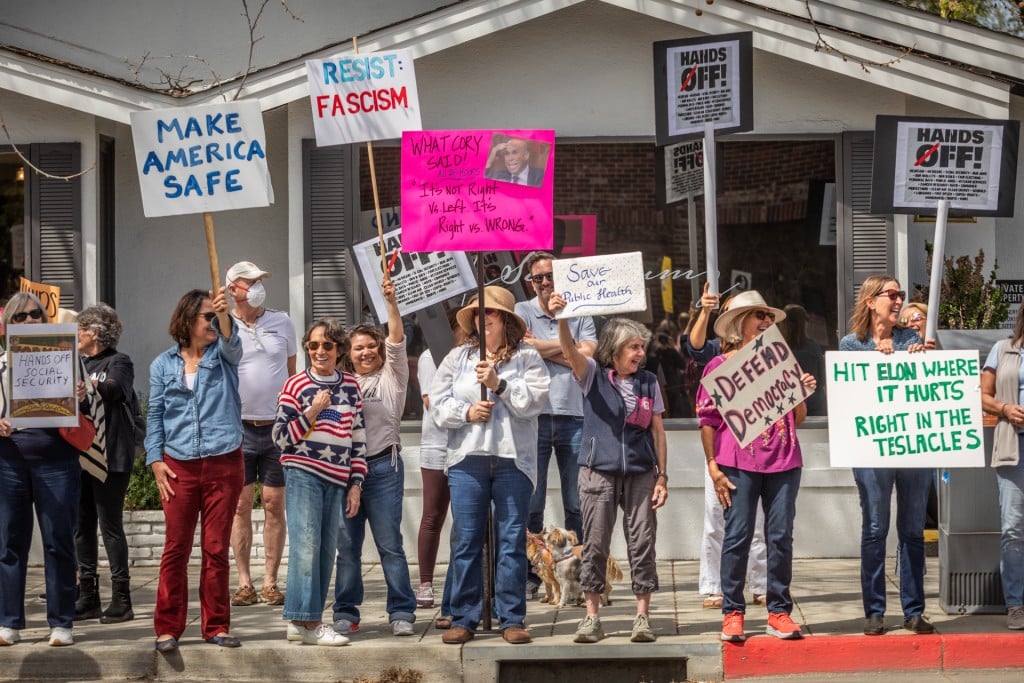 Hands Off Calistoga, April 5, 2025