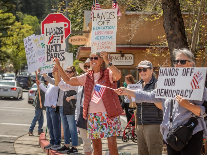 Hands Off Calistoga, April 5, 2025