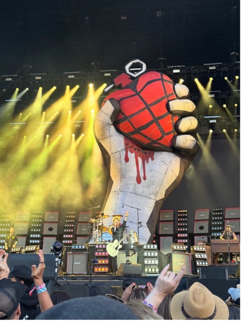 Green Day at BottleRock 2025 Photo by David Kerns