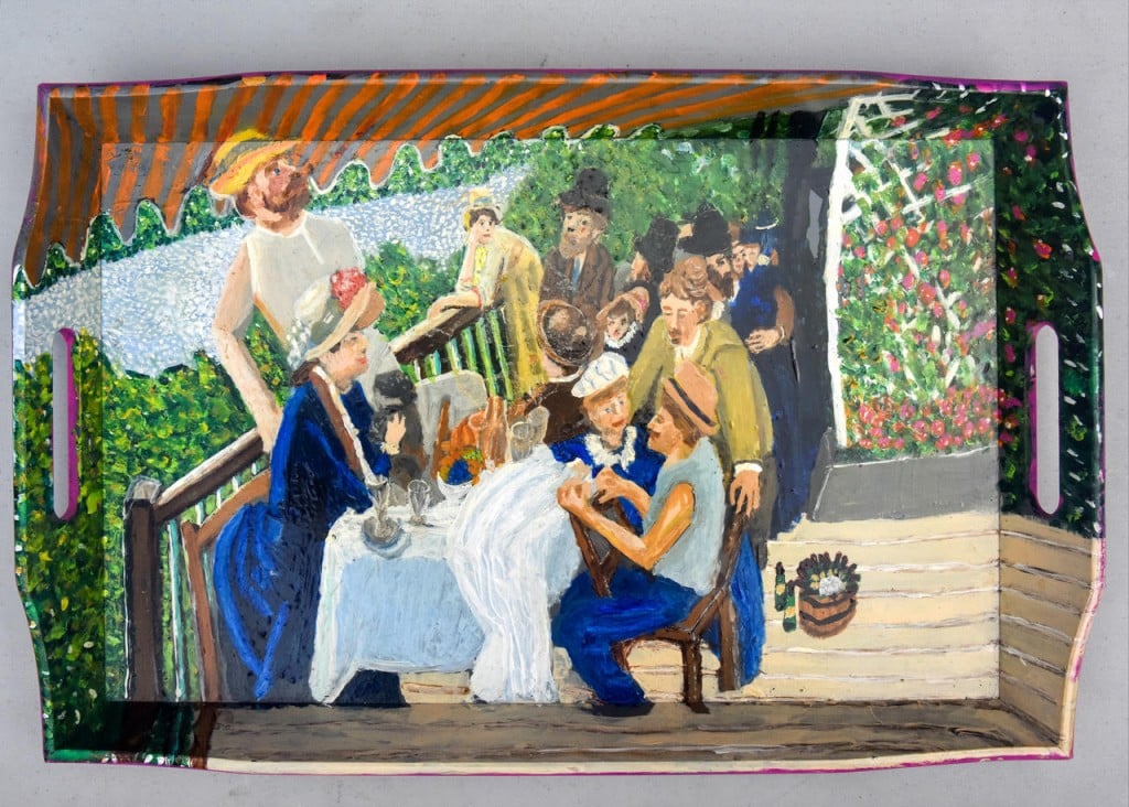 "Were You Invited” is one of the painted pieces by the late artist Seward Johnson. Photo courtesy Yountville Arts