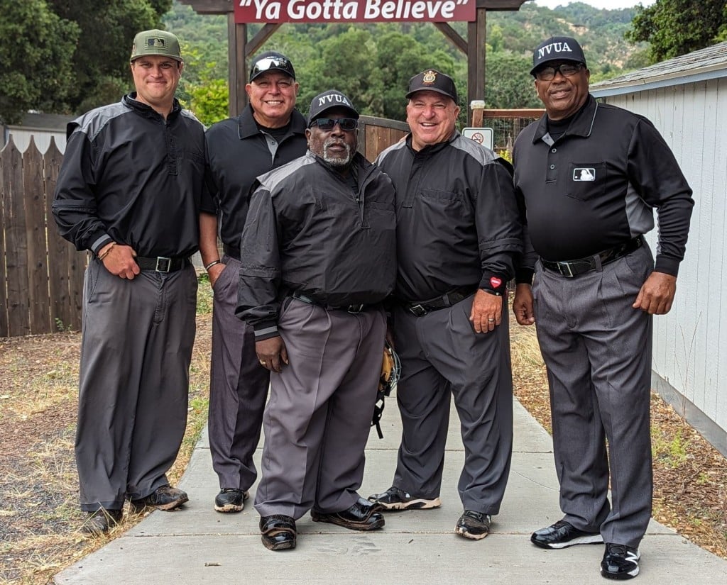 Dylan Brusstar, Javier Robledo, Randy Quinn, Steve Leary and Jesse Zachary II. Napa Valley Baseball Club photo
