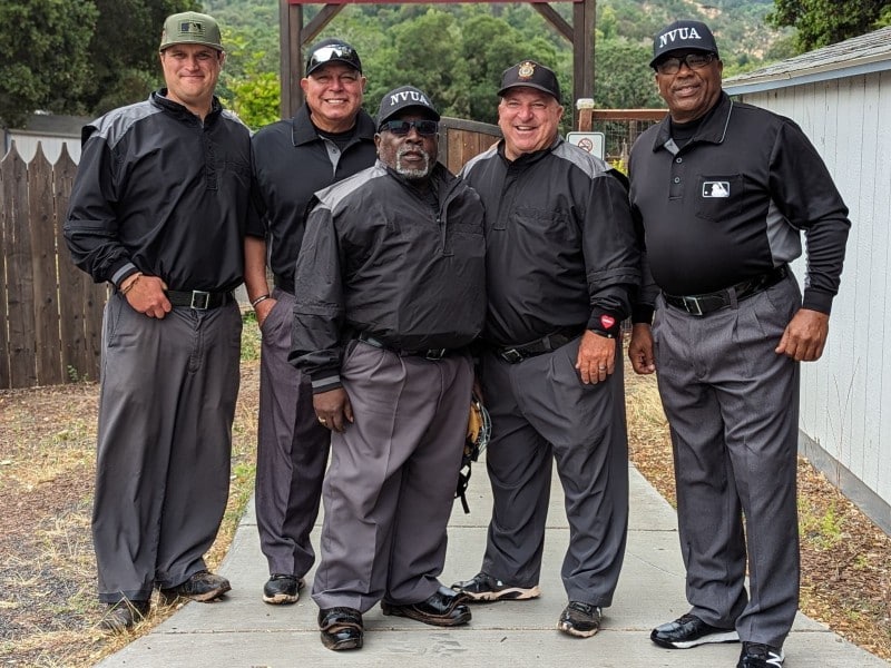 Dylan Brusstar, Javier Robledo, Randy Quinn, Steve Leary and Jesse Zachary II. Napa Valley Baseball Club photo