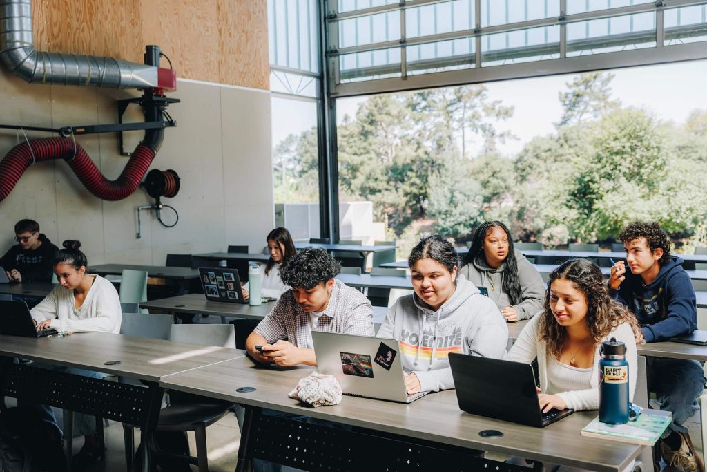 On the Discovery Campus, 7-week, hands-on Summer Mentor programs give students real-world experience in Napa Valley’s top industries, including wineries, resorts, restaurants, STEM, and the trades. The program works closely with industry leaders to help students gain valuable experience and build essential skills for their future careers. Napa Valley Education Foundation, John Klycinski/Aperture Media & Design photo