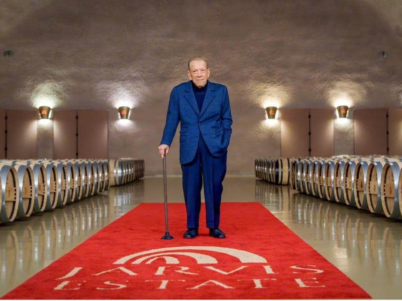 William Eugene Jarvis (1925 - 2025) at Jarvis Estate Winery. Tim Carl photo